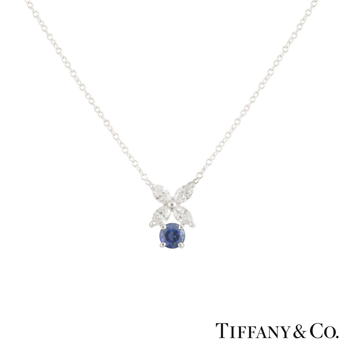 tiffany sapphire pendant
